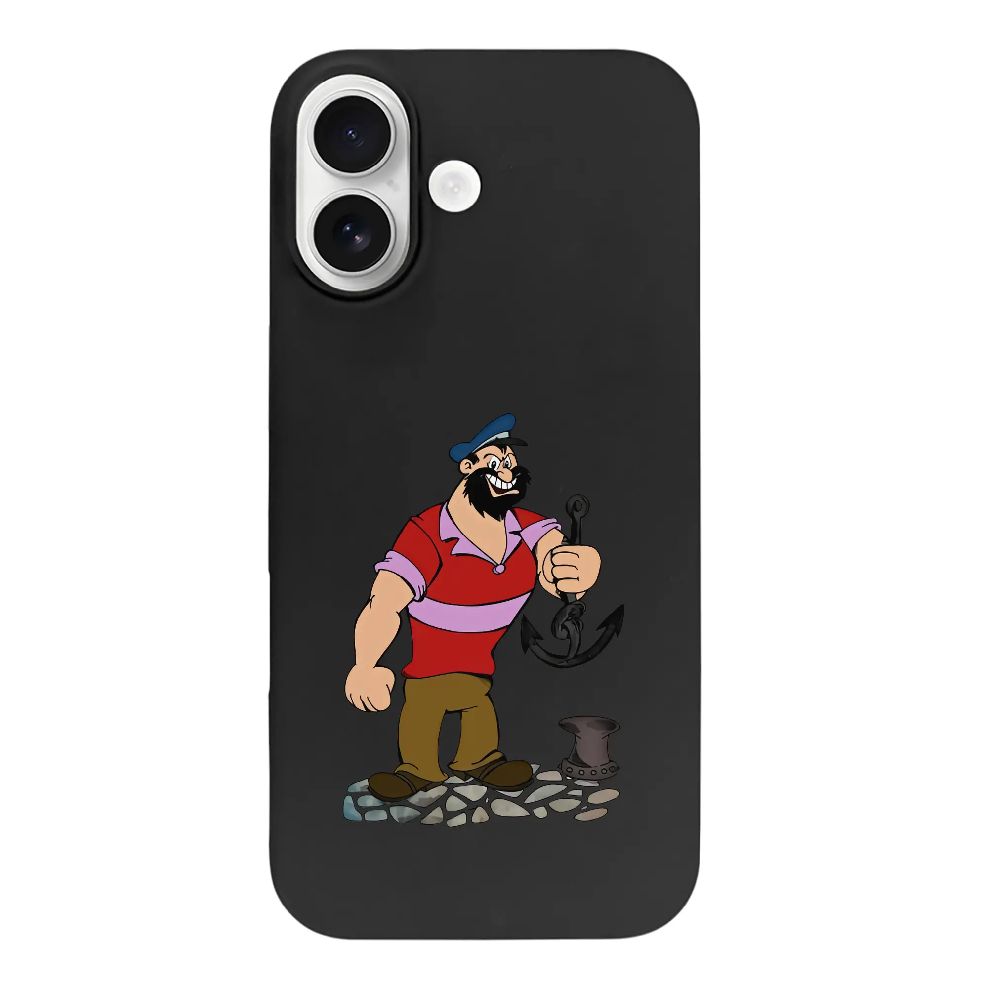 ポパイ グッズ ブルート - iPhone 17 シリーズ シリコンケース 薄型 耐衝撃 指紋防止 ソフトタッチカバー 精密フィット 傷防止 保護ケース iPhone 17/17 Air/17 Pro/17 Pro Max 対応